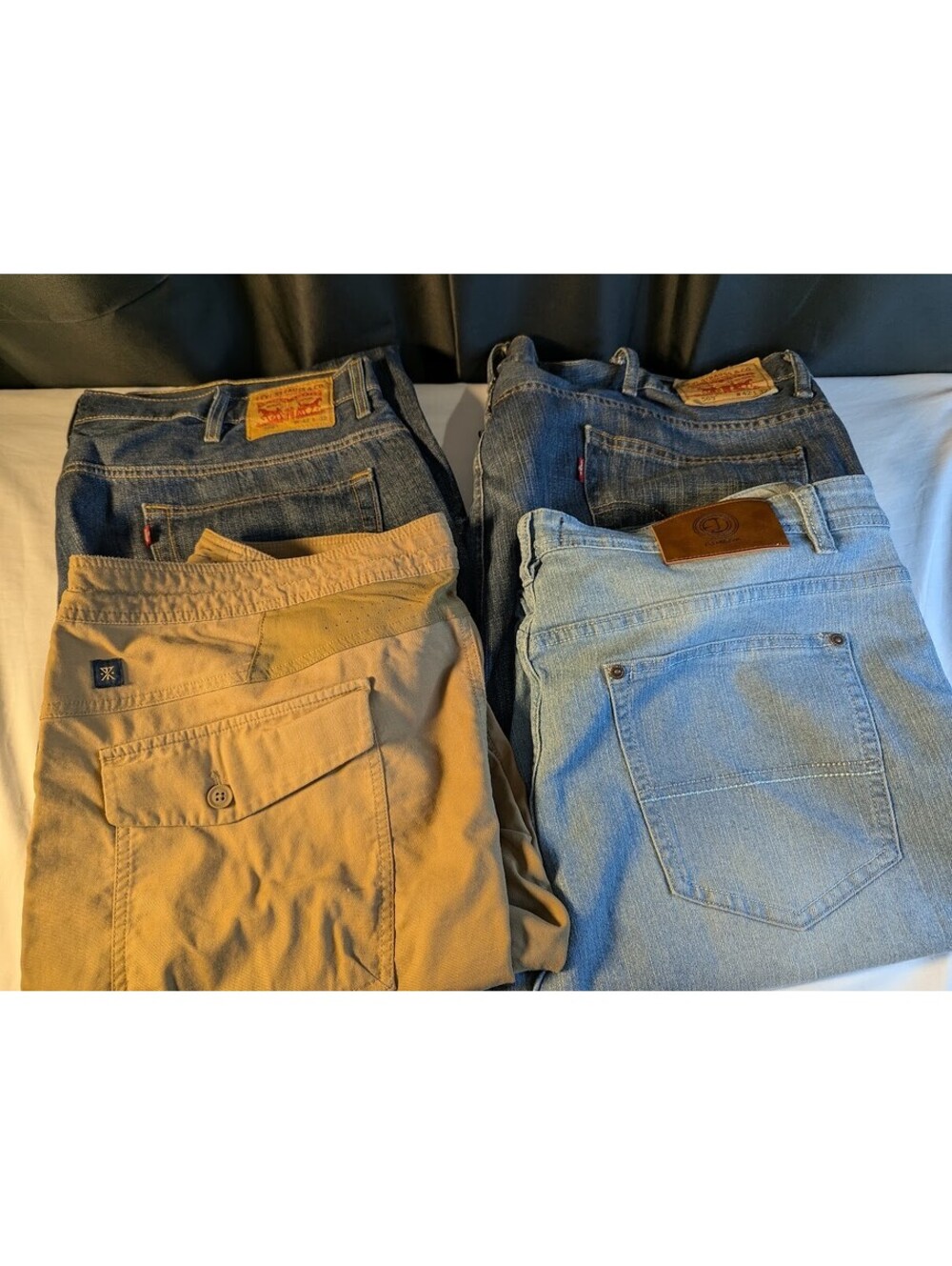 Men’s Pants Lot Of 4 Levi's 569 Loose Straight PJ Mark Roark Sizes 40 42 Bulk